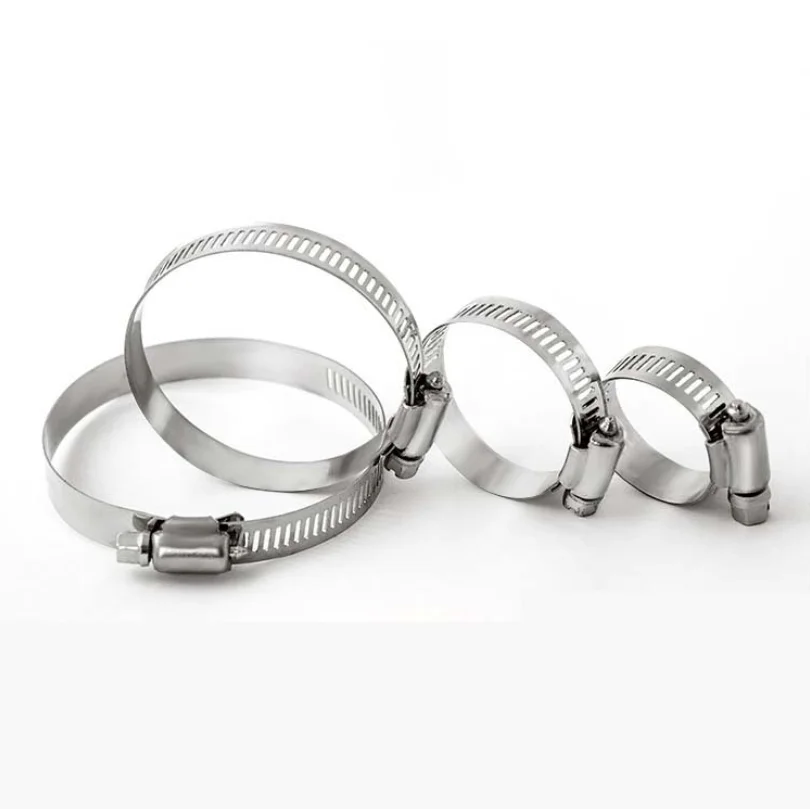 OEM Full size adjustable heavy duty quick release stainless steel small thumb screw hose clamps for pipe