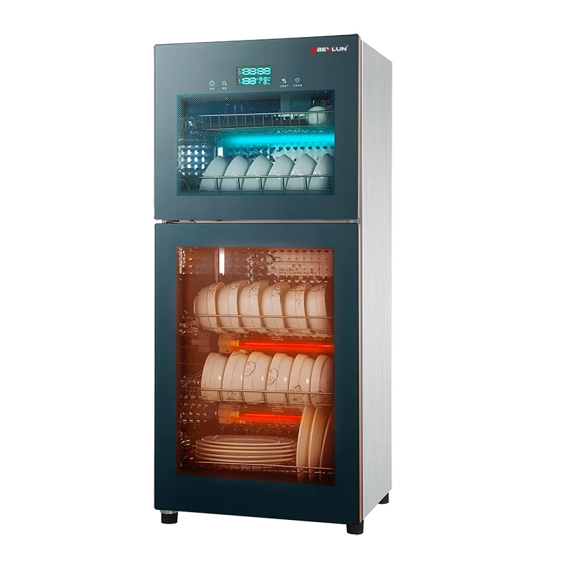 Домашний дезинфекционный шкаф, маленькая настольная Вертикальная настольная кухонная утварь, чашка, миска, палочки для еды, машина для высокой температуры