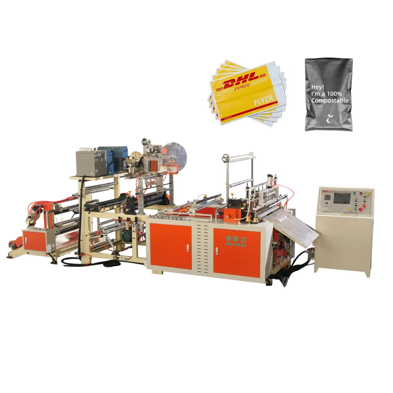 Polypropylene Biodegradable pe po dhl express bio courier bag making machine