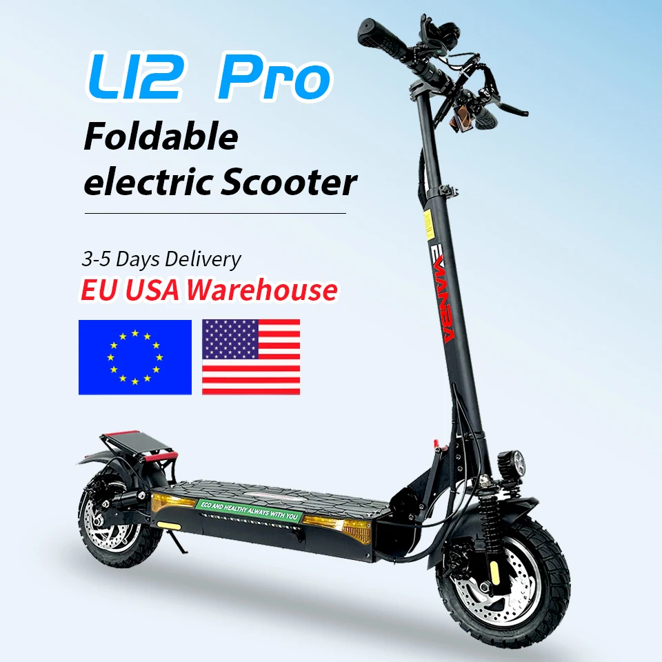 US USA EU Warehouse Fold E-Scooter 800W 10 Inch Fat Tire Drop Shipping Electric Scooter Adult Full suspension