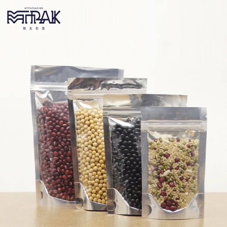 Cashew Pistachio Nuts Dry Fruits and Peanut plastic Packaging Pouch Bag with Zip