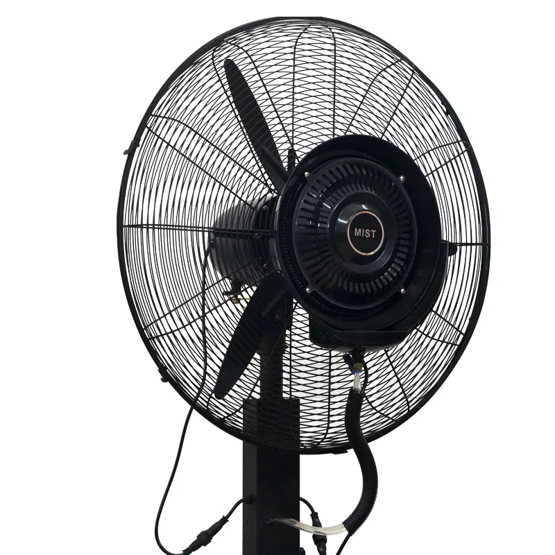 26 30 Inch Industrial Fan 110V 220V Spray Fan Humidifier Cooling Flexible Electric Mist Fan