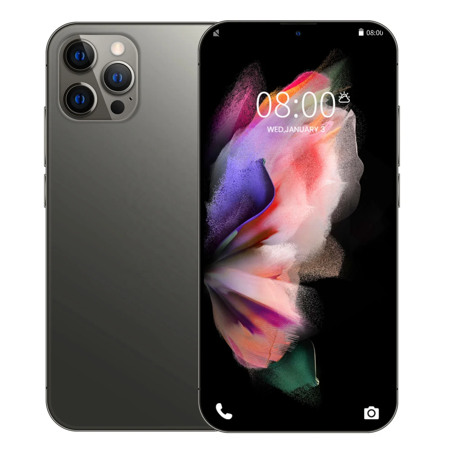2021 новый оригинальный i13 Pro Max 8 ГБ + 256 Android 11 5G смартфон с HD большим экраном разблокированные OEM Мобильные