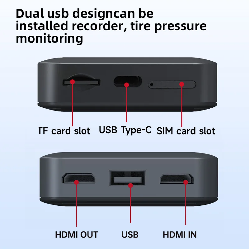 Navihua Android 13 Smart Carplay AI Box 660B Wired To Wireless Carplay Android Auto With HDMI Qualcomm For Youtube Multimedia