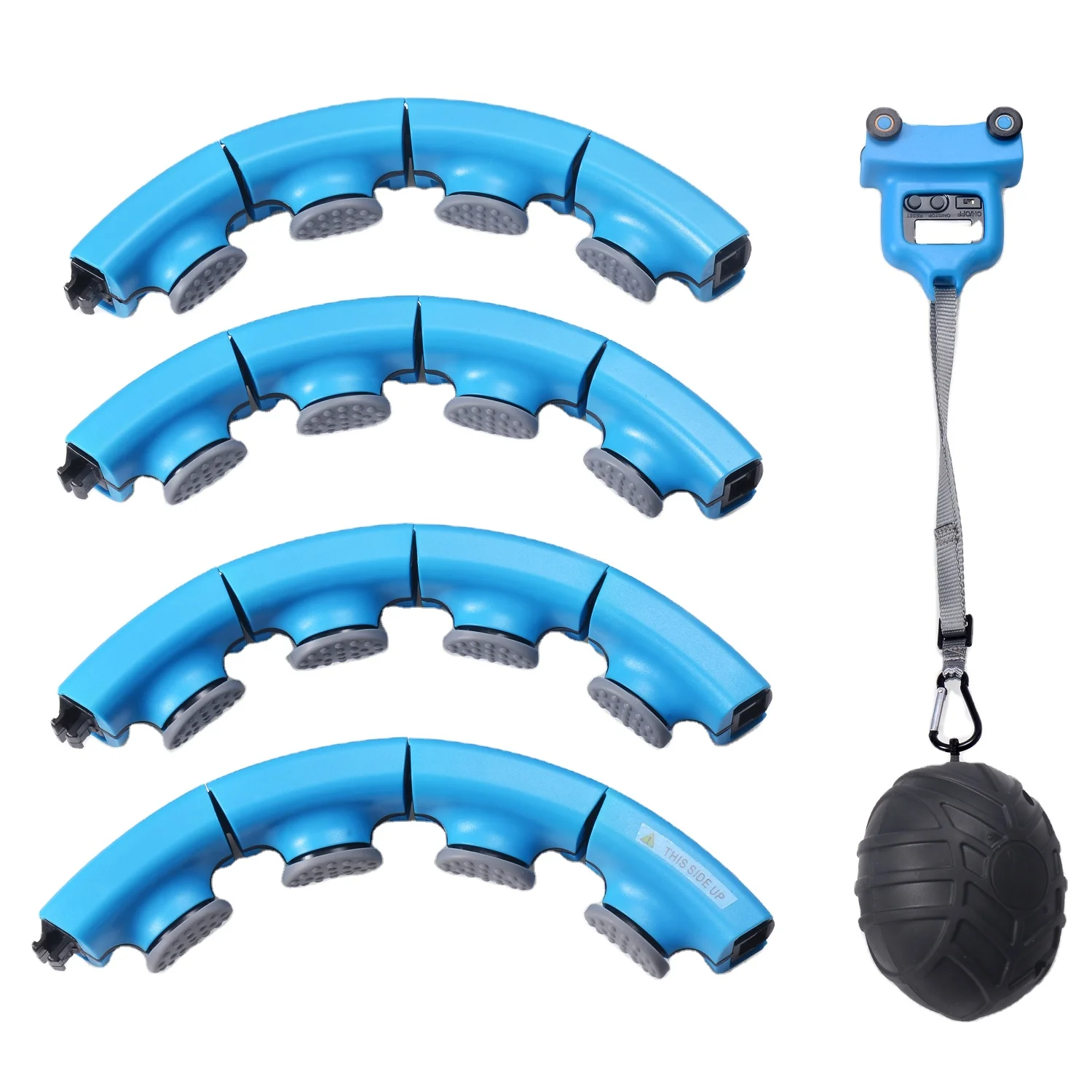 Design Professional Soft Detachable Intelligent Loss Weight Thin Waist Fitness Gym Fitness Hula Hoops For Smart Hula Ring