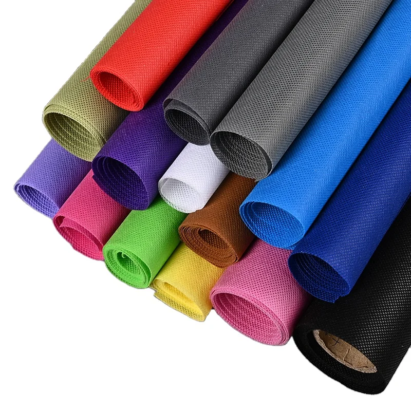 New Material PP Nonwoven Fabric Polypropylene Spunbond Embossed Nonwoven Fabric Factory Wholesale Supply