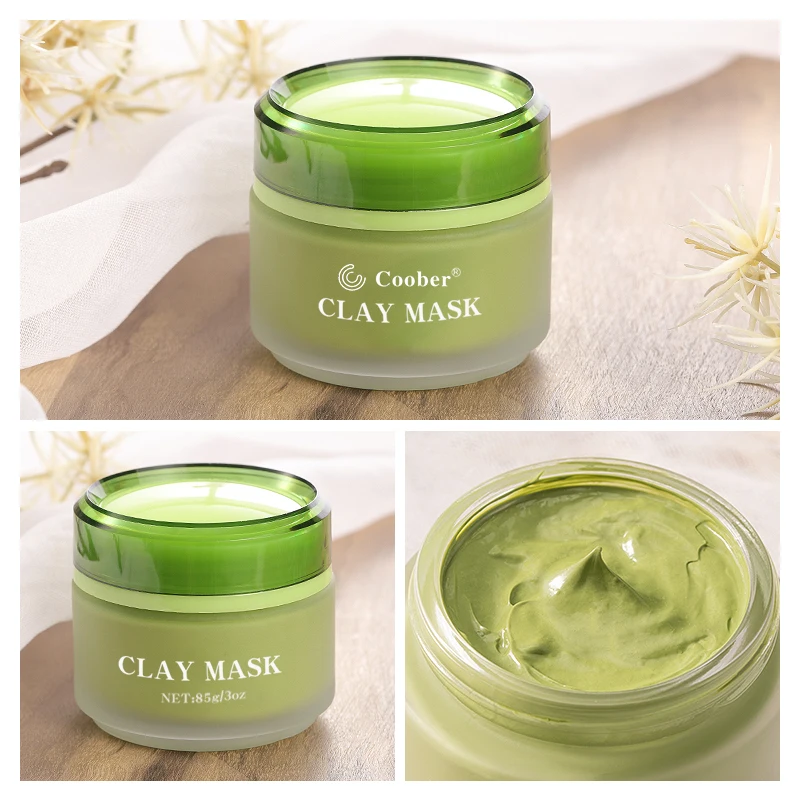 Paraben Free Green Clay Whitening Small Mud Mask Avovado for Dark Spots