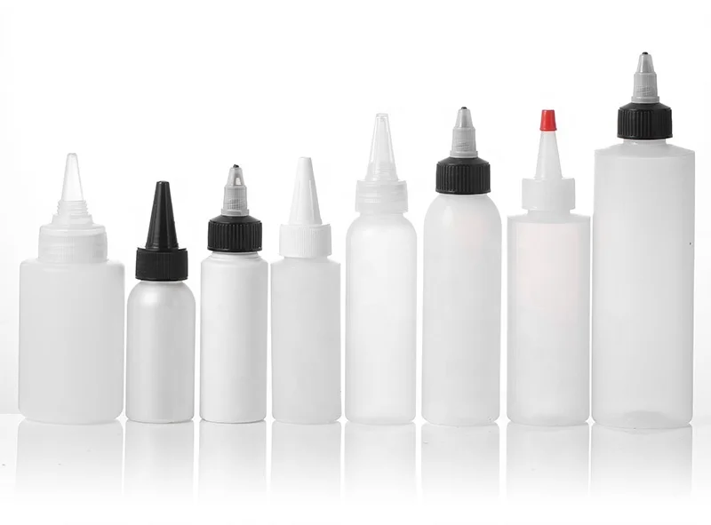 Plastic Glue Reuse Squeeze Bottle Fast Adhesive Bottle Plastic Extrusion Applicator Empty Glue Bottle With Lid