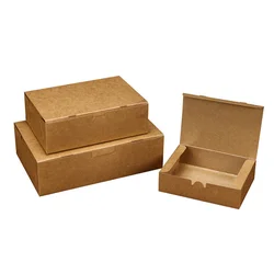 Disposable Salad Packaging Biodegradable Kraft Paper Takeaway Sushi Box With Window