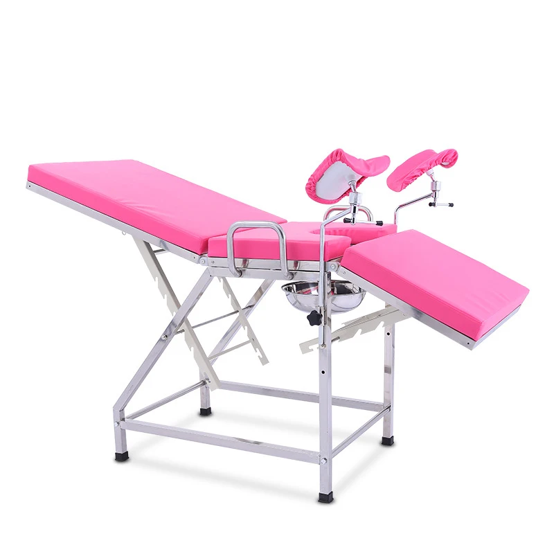 Multi-function Stainless Steel Gynecological Examination Table