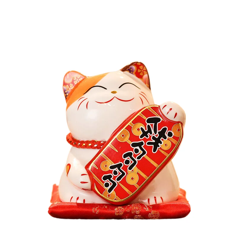 Lowest price Professional Supplier Handpainted Porcelain Accent Colorful Ceramic Lucky Cat