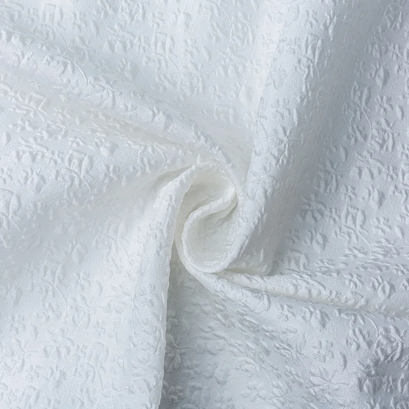 RL037KE 2022 HIGH QUALITY  yarn-dyed woven jacquard FABRIC 84% polyester 16% nylon designer fabric 132 cm 70g sm 40S for cloth