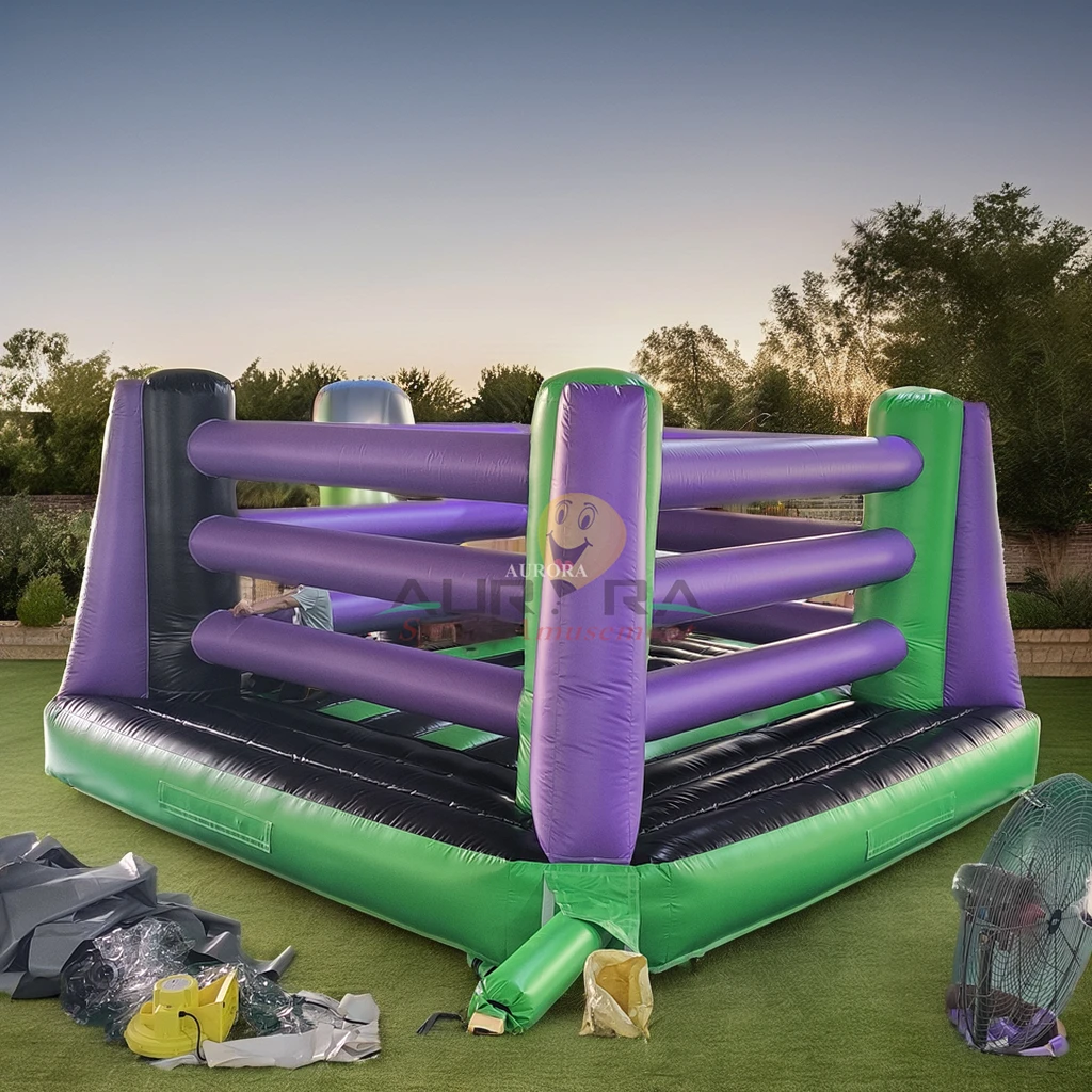 Funny indoor Inflatable boxing ring game for kids adults  Inflatable boxing arena for sale Outdoor Inflatable boxing ring game