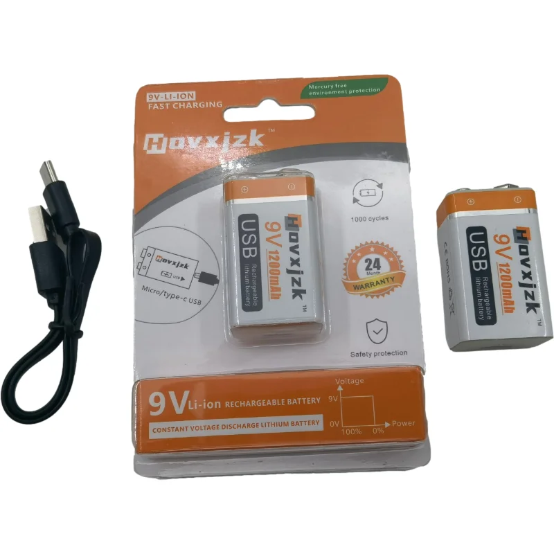 9V 1000mah USB Rechargeable Battery DHL FEDEX OEM Electronics Power TNT Instrument Rohs EMS Multimeter Weight Electric Origin