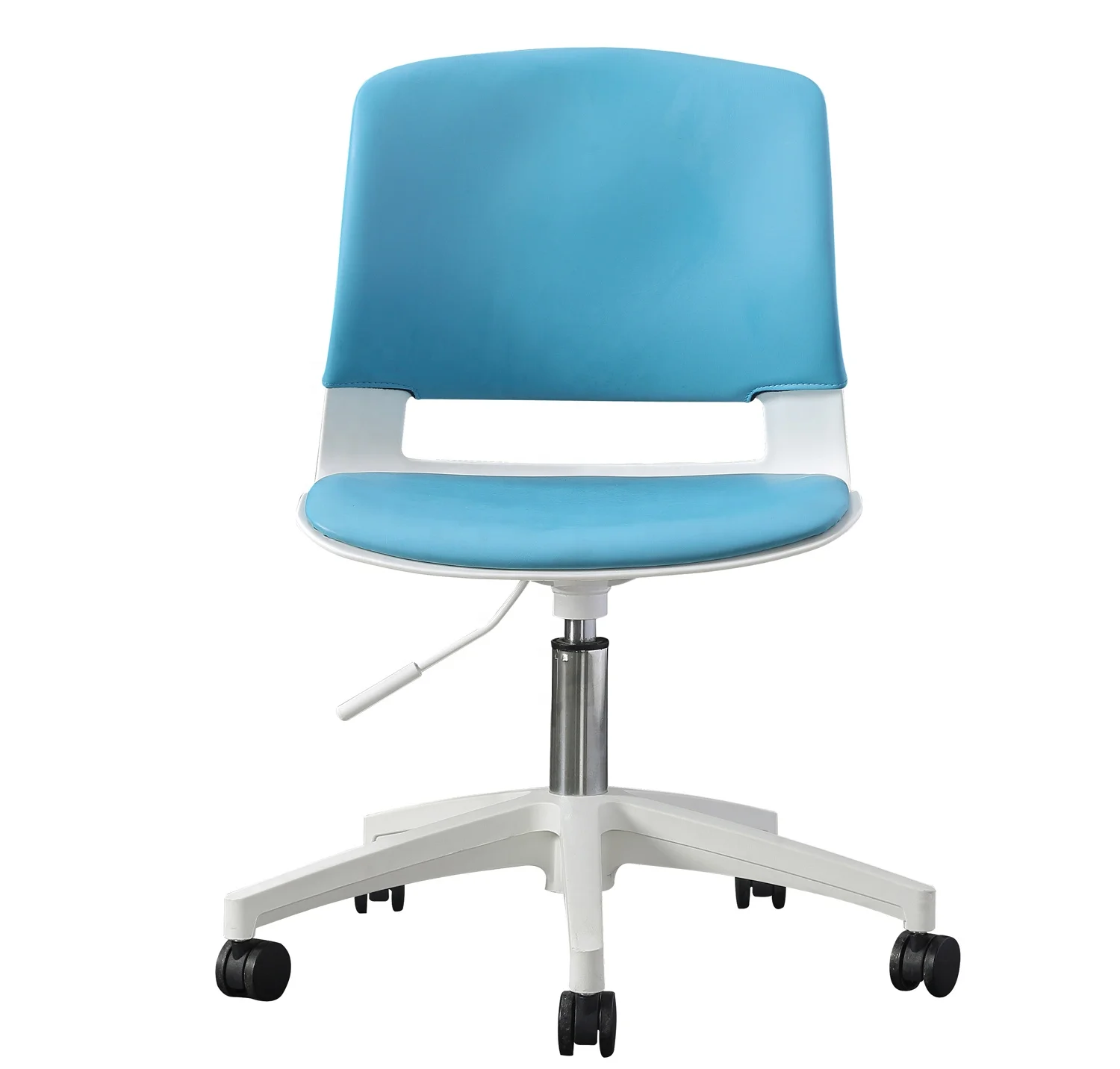 Лидер продаж, Простой Высококачественный фиолетовый пластиковый стул для встреч, офисный стул для конференций, детский компьютерный стол, стул