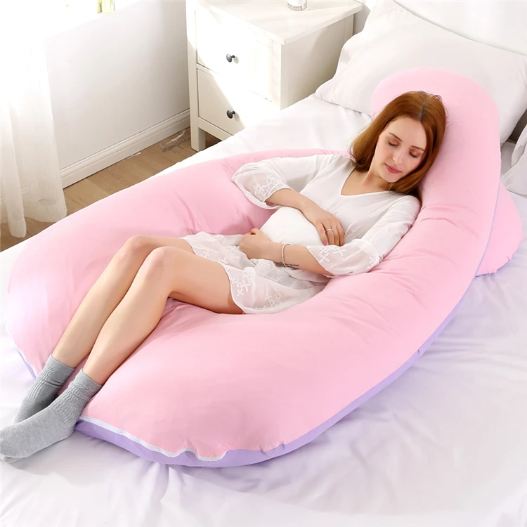 
Good Quality Colorful Full Body U Shaped Maternity Pregnant Women Pillow For Sleeping 
