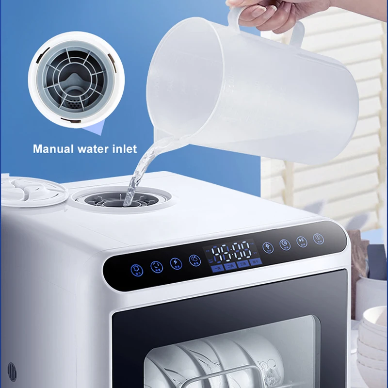 Smart Dishwasher Fully Automatic Compact Mini Portable Without Installation Dish washer RV Apartment Kitchen Dishwasher Machine