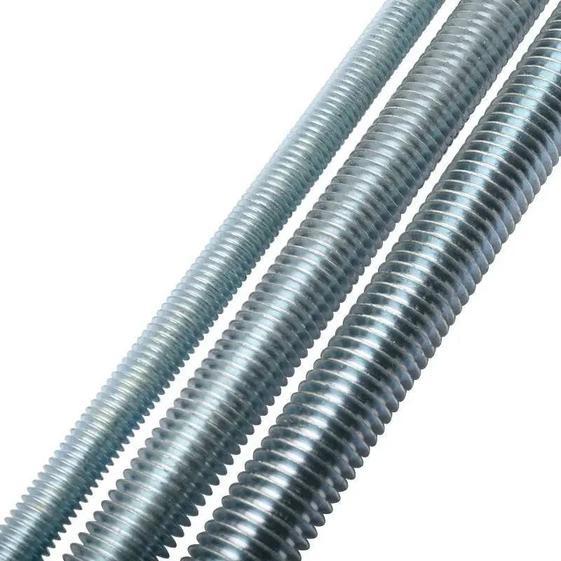 Factory direct sale Cheap Carbon Steel Threaded Rod High-quality Galvanized Steel Threaded Rod