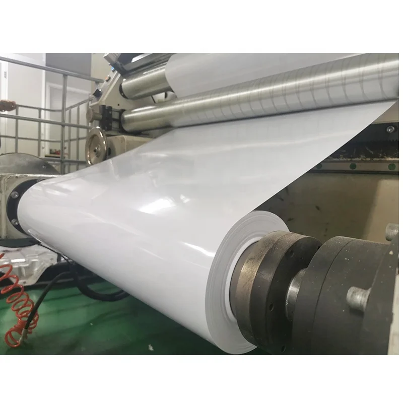 Glossy White PVC Sheet/White Color Rigid PVC Film Plastic Roll/500 micron PVC for Vacuum Forming