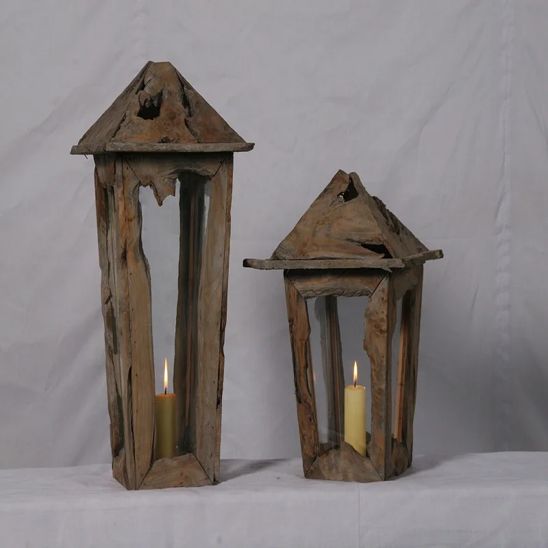 Деревянный подсвечник 7 tealight в новом