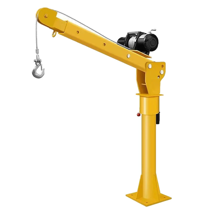 100 kg 300 kg 500 kg arm crane Mini Small Truck Mounted Crane Pickup farm truck crane