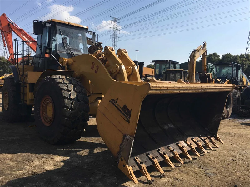 Used CAT 980H Front Wheel Loader caterpillar 30TON Good Condition Cheap America Made CAT 966G Construction Machinery for Sale