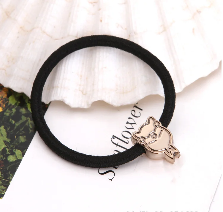 Fashion Design Popular ponytail hair bands Japan simple style elastic hair ring girls