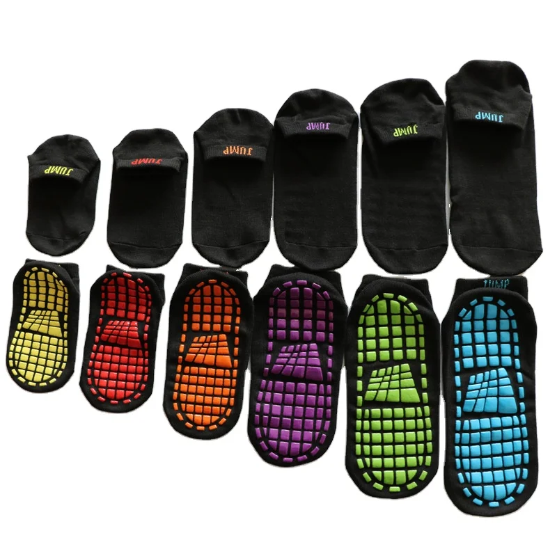 ZD001 нескользящий дизайн на заказ для детей, мальчиков, взрослых, малышей, нескользящий батут, скакалка, крытая игровая площадка, носки от производителя