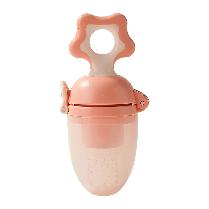 Rotary Propulsion Design Silicone Bite Bag Bpa Free Food Grade Baby Fruit Food Pacifier Feeder For Baby