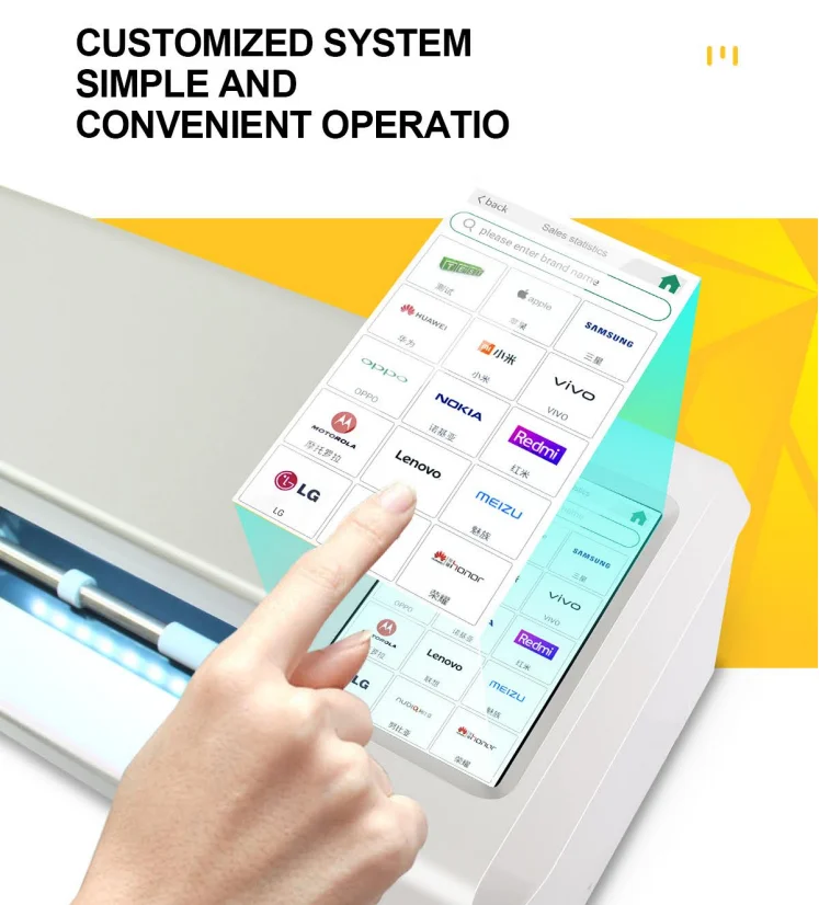 
Manufacture Wholesale refox screen protector machine cutting raw materials for the mobile phone Good Quality Original IC 