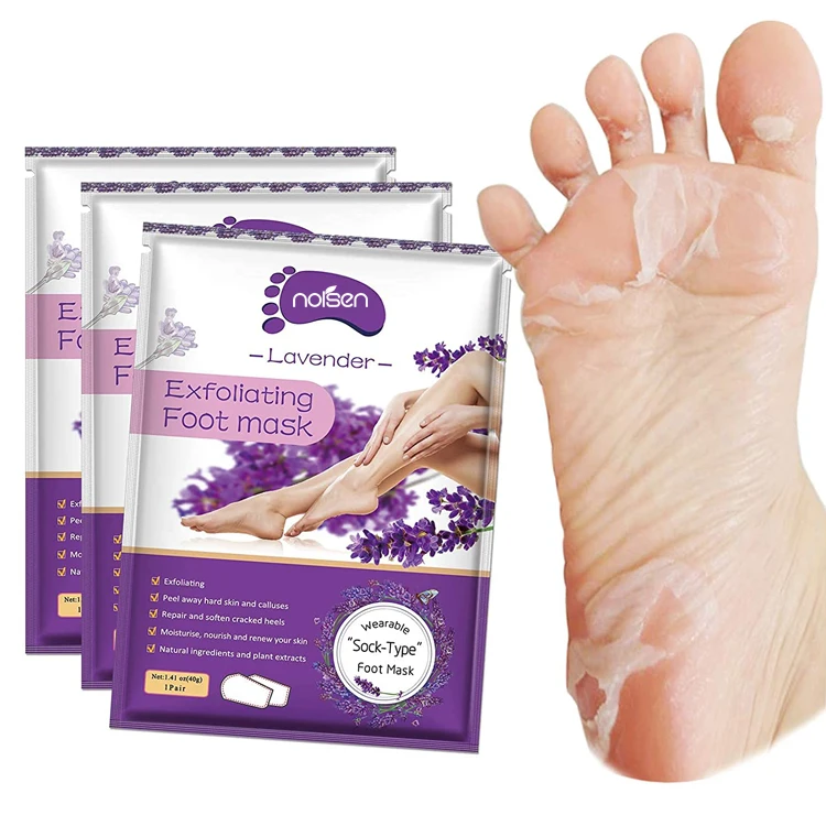 Skin care Wholesales Moisturizing Exfoliating Foot mask Private Label natural foot skin care peel mask exfoliating foot mask