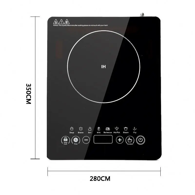Jiaye JY-ICD2011 Factory Price Direct Kitchen Laser Cooker Electric Infrared Induction Cooker 2 Burner Hot Sales