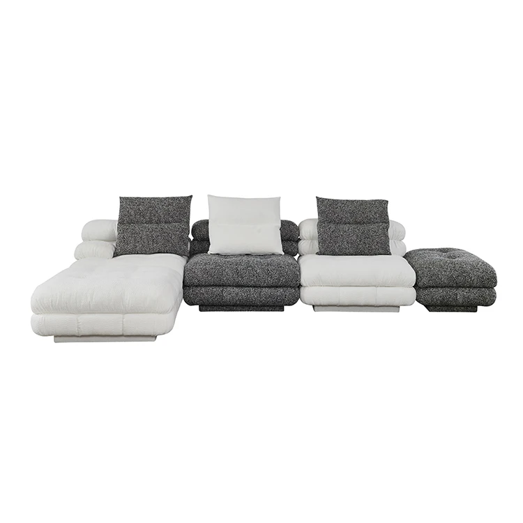 Luxury modern velvet fabric sofa furniture creative design living room sofa
