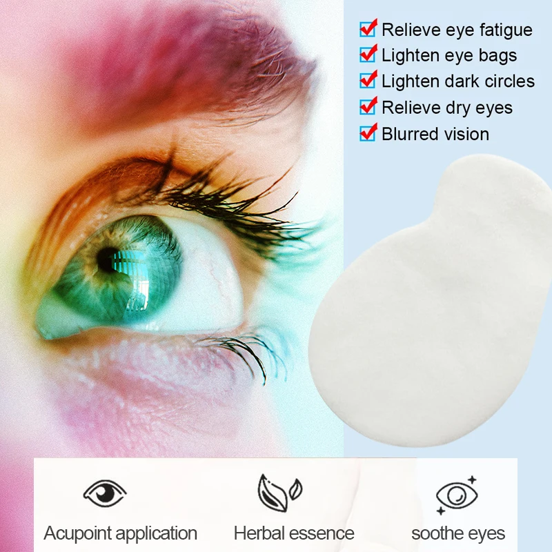 9bags Herbal Eye Fatigue Relieve Patch Dry Eye Blurred Vision Eliminate Puffy relief Eyes Mask OEM/ODM