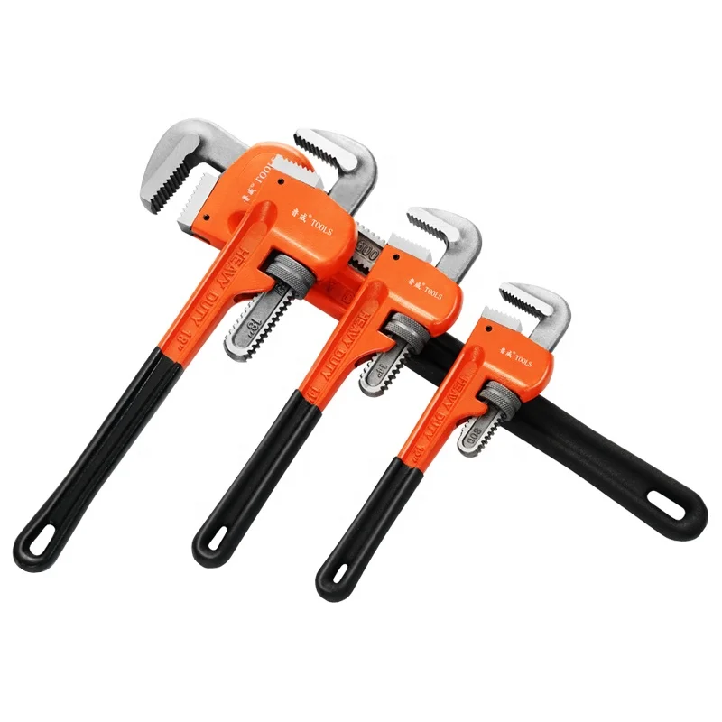 Heavy Duty Pipe Wrench Pipe Clamp Plumbing Manual Tools Anti-Rust Anti-Corrosion Pipe Wrench