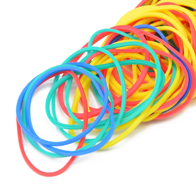 Factory Directly Sale Anti-aging Rubberband Manufacture Supplier Synthetic Color Rubber Bands for Stationery Office School