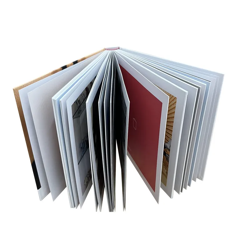 Hardcover book printing service with your logo custom size color book printing hardcover book printing machine