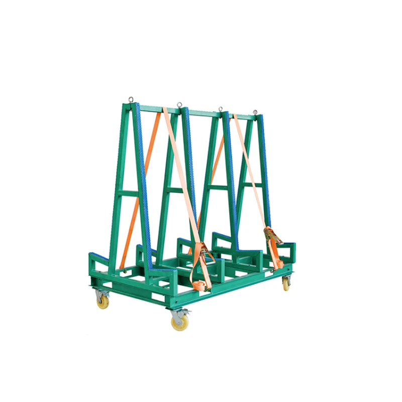 Double side glass transport A Frame Heavy Duty glass panel transport cart