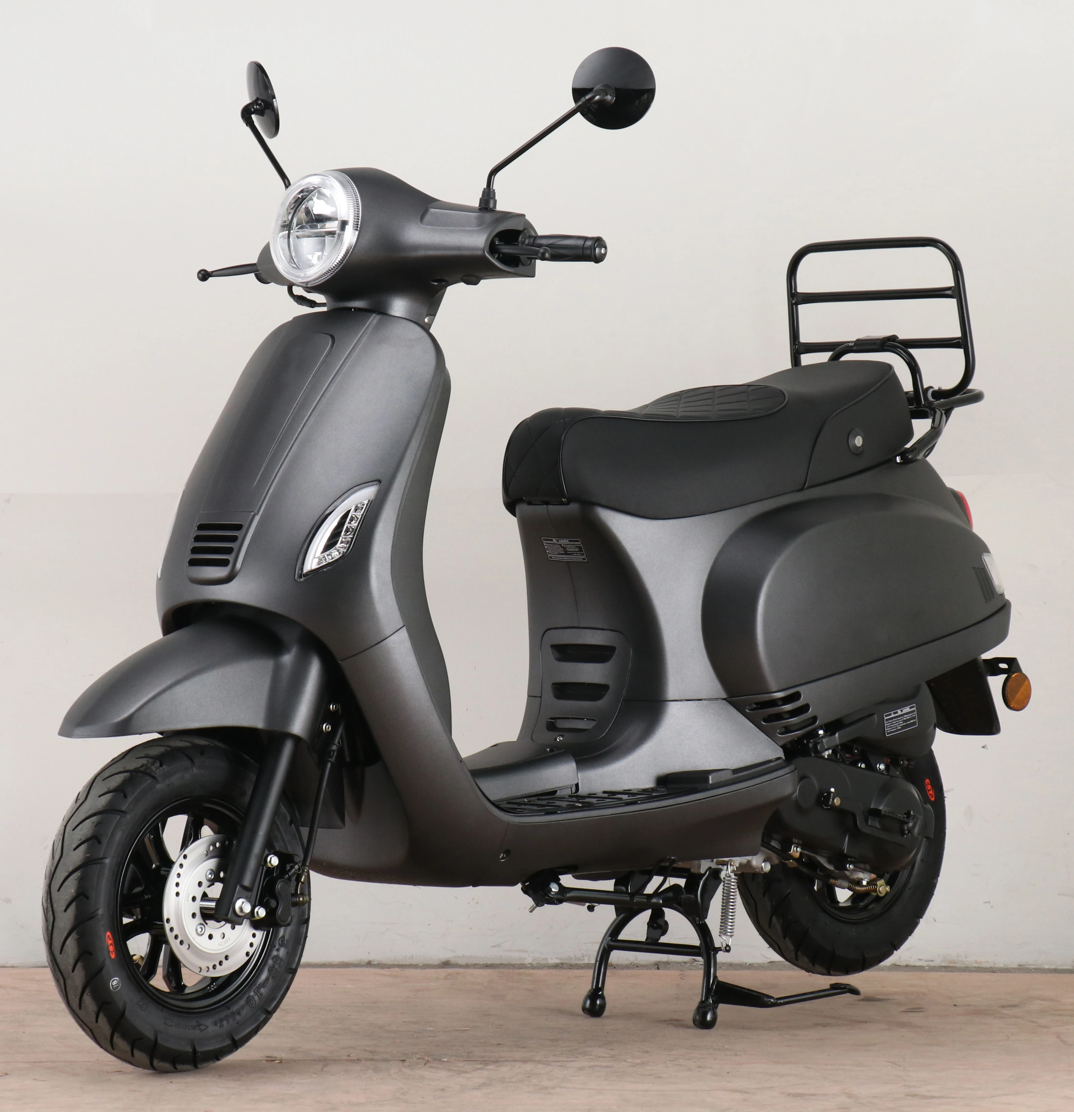 For 2024 New Fashion Air-cooled 4 Stroke Gas Scooter 150cc Motor