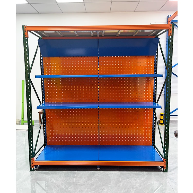 New Type Supermarket Shelving Metal Equipment Display Rack Grocery Shelves In Guangdong