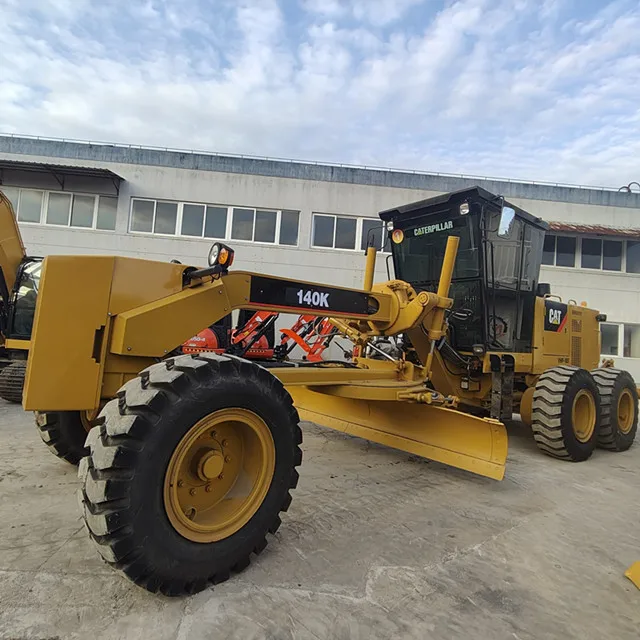 Affordable Used Caterpillar 140K Motor Grader original heavy-duty machine Used High Quality and Great Performance for sale