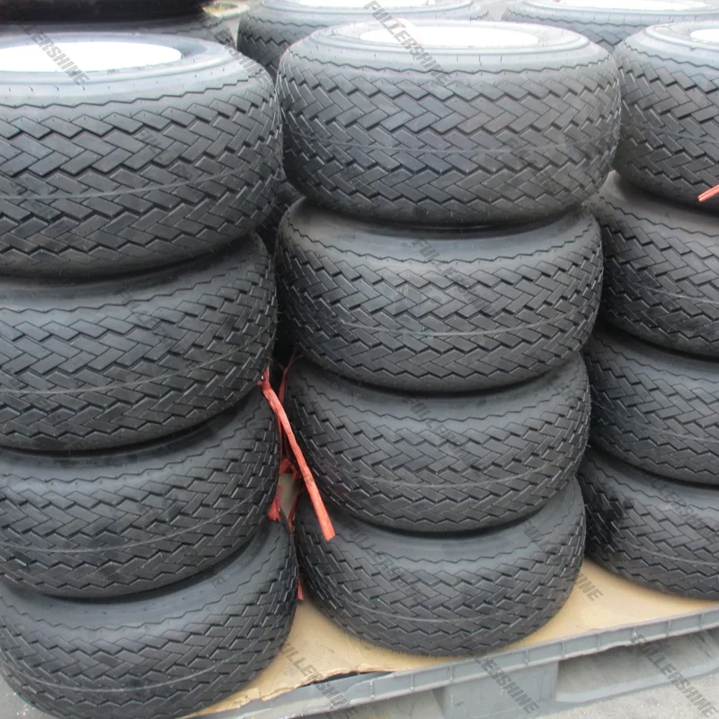 Rough Turf Grass pattern  Golf Car Tyre/Tire/Wheel with White Steel Rim 18x8.50-8/18X8.50-8/18*8.50-8