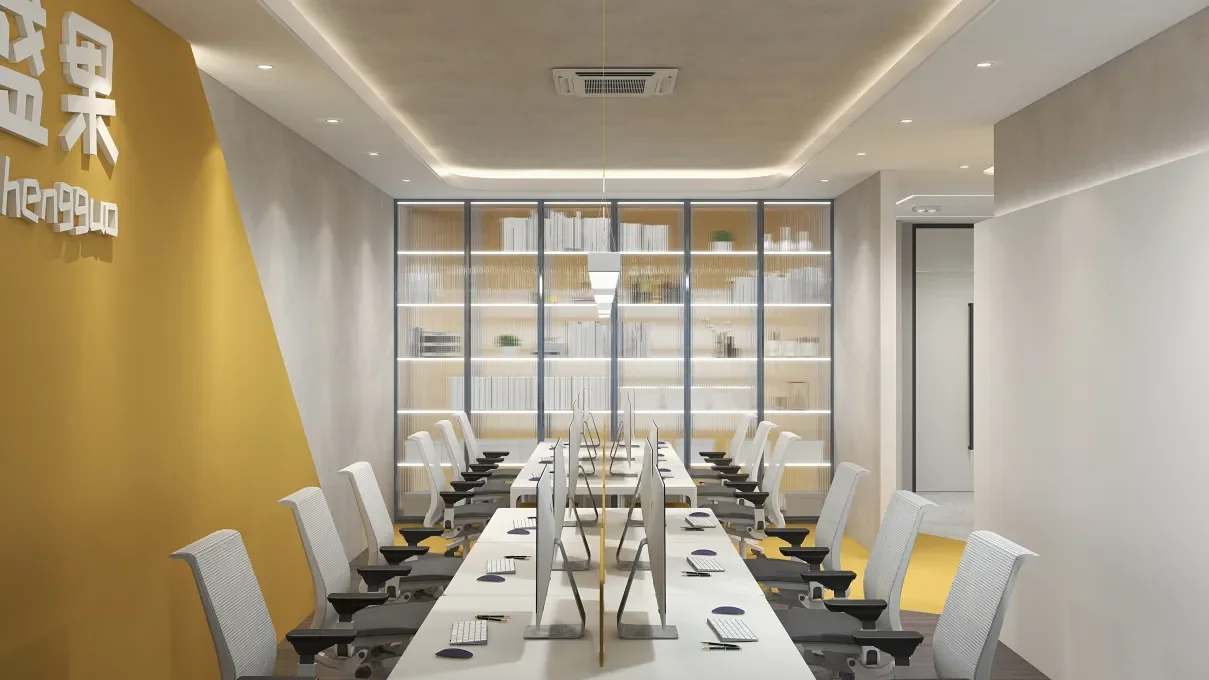 Fashion Modern Customizable Quality Standard Office Design Modular Studio Decoration Rendering