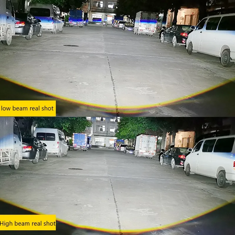 Intelligent Car headlight waterproof 36W 45W  bi-led  2.5 inch projector lens car modification