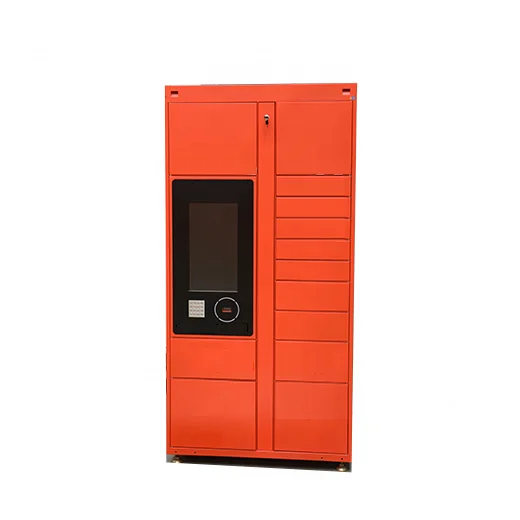 Outdoor Metal Automat Intelligent Parcel Self Service Delivery Locker