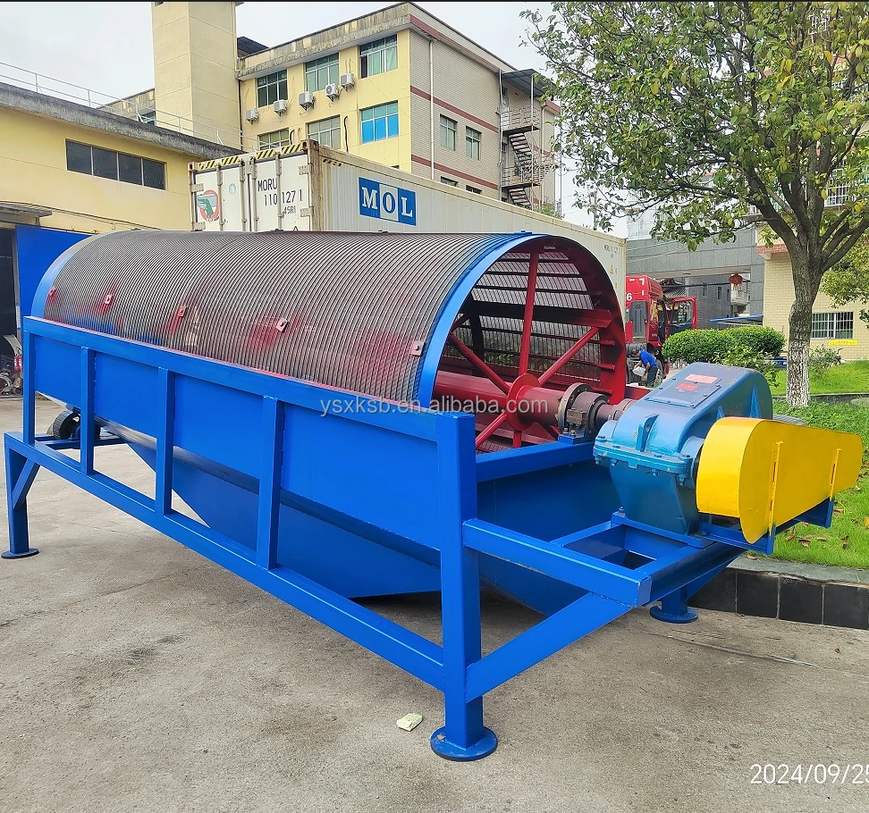 Urban Waste Chemical Industry Waste, Forage, Garbage Disposal Sieving Rotary Drum Classifying Screen Machine Manufacturer