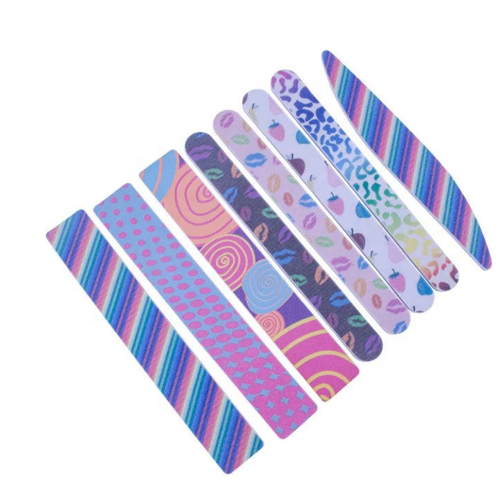 Wholesale Custom Double high quality  Emery Board Premium Plastic  Disposable Nail File