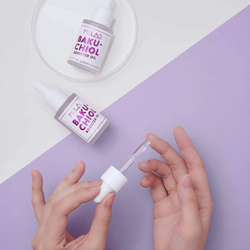 Private Label Vegan Natural For Anti Aging and Smoothing 2.5% Retinol Bakuchiol Booster Oil