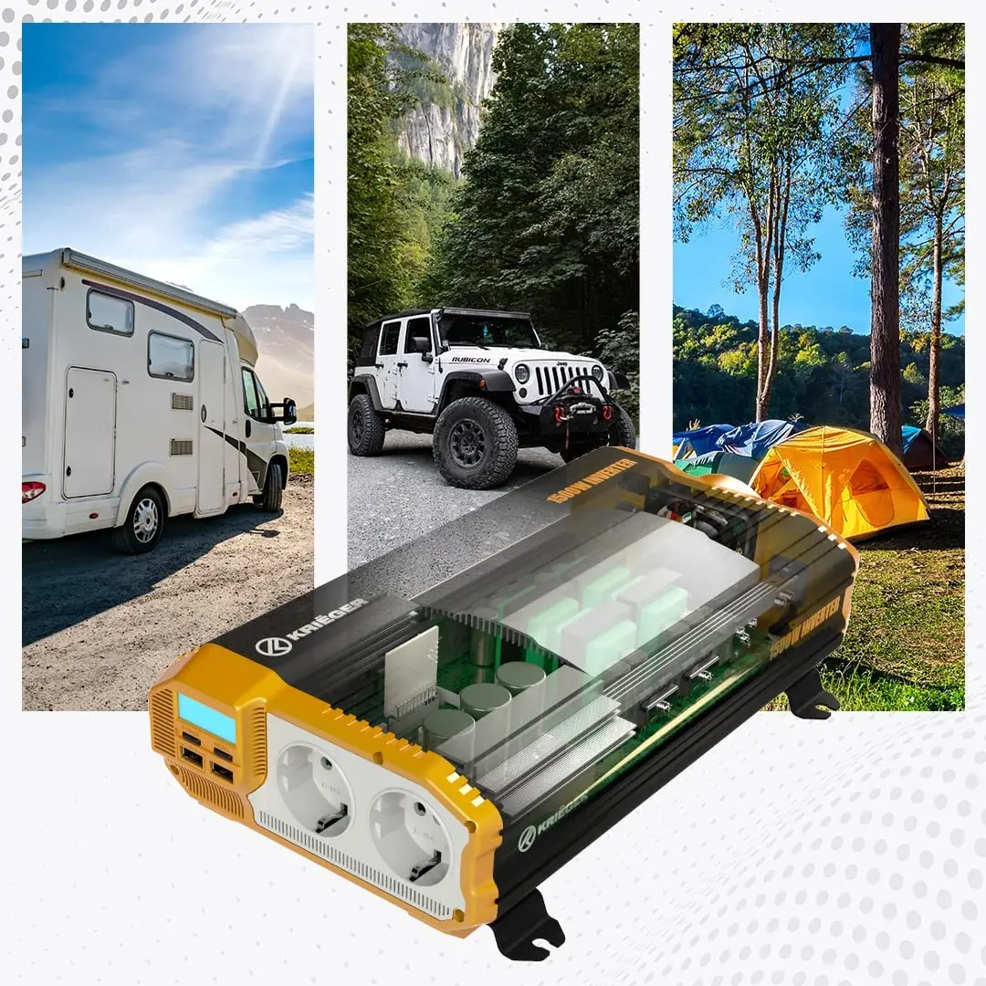 CE 1500W 3000w peak power inverter dc ac 12v 220v 50Hz/60Hz car inverters with remote control