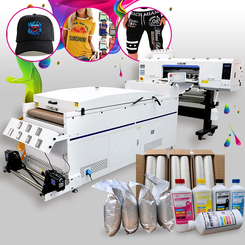 Audley 4 i3200 White Ink T-shirt Printer A2 Heat Transfer Machine with Shaker Dryer 600mm Print Dimension New Condition